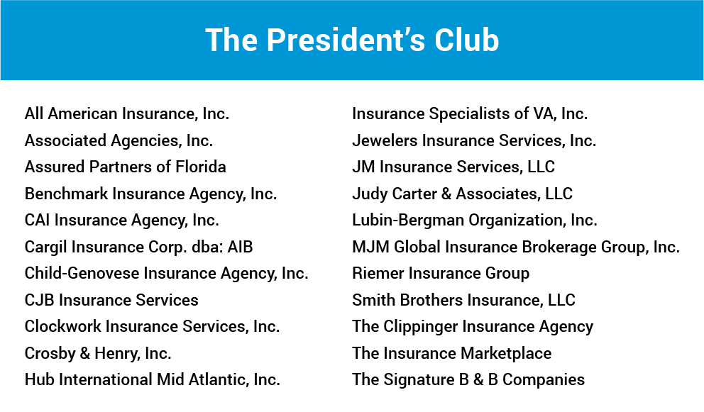 The President's Club - 2019